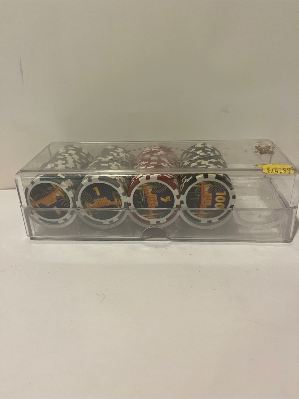 Casino Style Poker Chip Set - Red, Black, White 80 total 10 grams